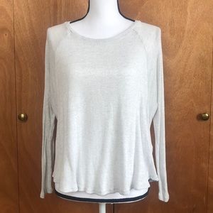 Soft loose long sleeve shirt